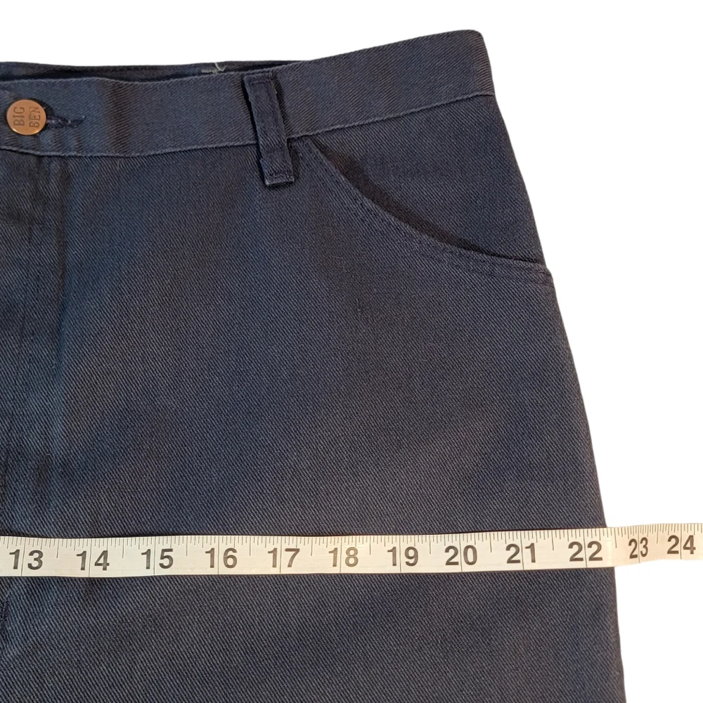 Big Ben Vintage Workwear Jobcore Heavy Canvas Dark Blue Work Pants Men's 40x34 - Picture 14 of 16